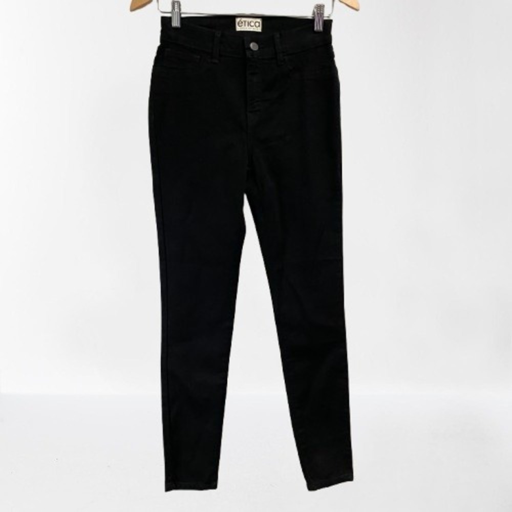 Etica Denim Jeans Black Women's NEW Size 2 Small or 26"